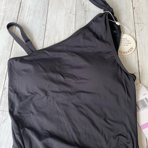 Contours By Coco Reef Shapmaker Swimwear 8/32c Black MSRP $ 142 - Picture 2 of 7